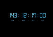 JS Digital Countdown Timer Screenshot 1