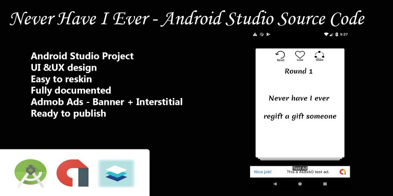 Never Have I Ever - Android Studio Source Code