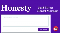Honesty - Send Honest Private Messages Script Screenshot 1