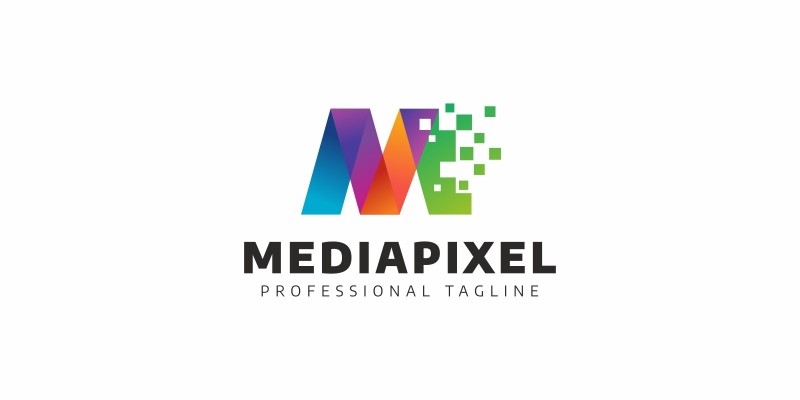 Mediapixel M Letter Logo