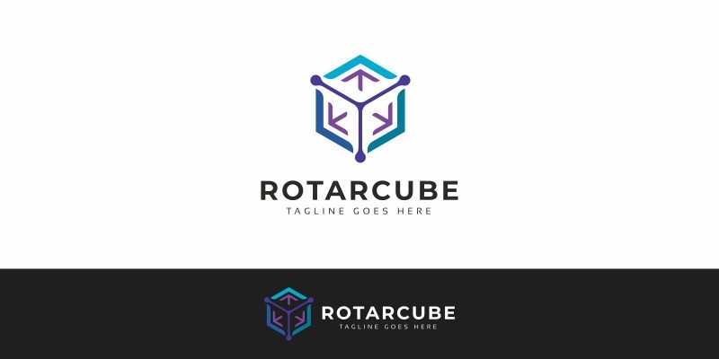 Rotation Cube Logo