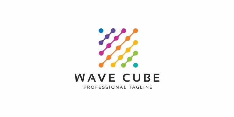 Wave Cube Logo