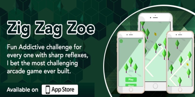 Zig Zag Zoe  - iOS Game Source Code