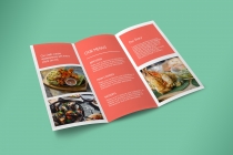 Tri-Fold Restaurent Promotion Brochure -Template Screenshot 3