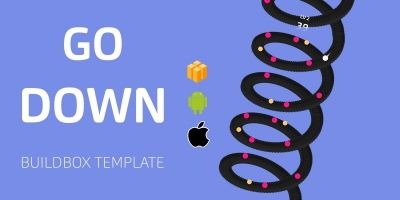 Go Down Buildbox Template