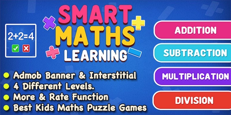 Smart Maths Learning Game - iOS Source Code