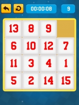 Number Arrange Puzzle Game  - iOS Source Code Screenshot 3