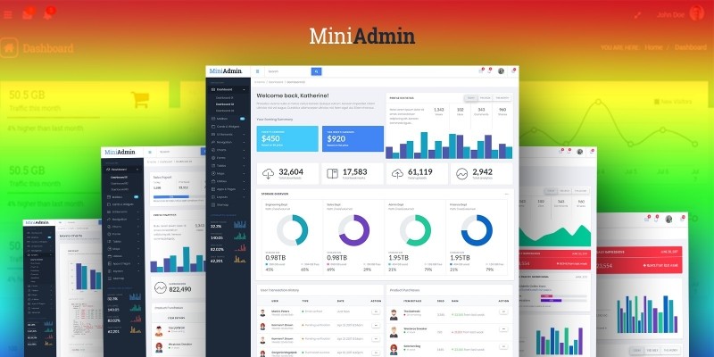 MiniAdmin - Responsive Bootstrap Admin Templates