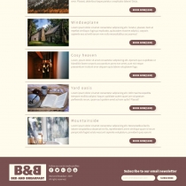 Bed And Breakfast HTML Template Screenshot 4
