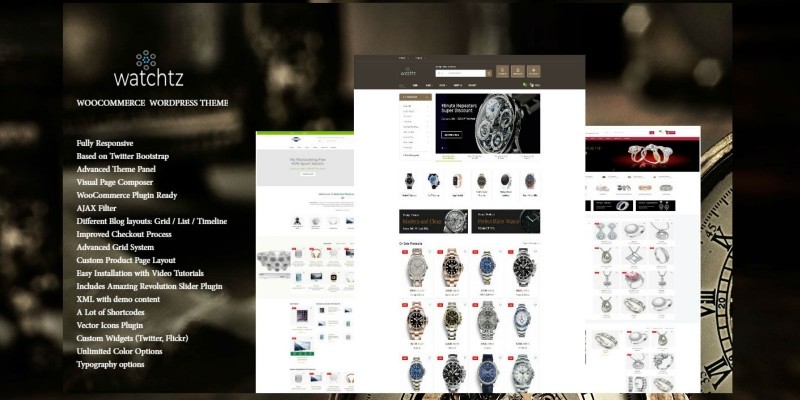 Watchtz - WooCommerce Theme