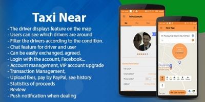 Taxi Near -  Android App Template