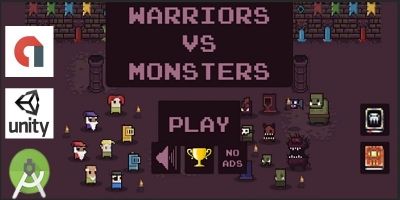 Warriors Vs Monsters- Unity Template 