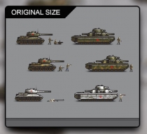 World War 2 Soviet Union Tanks Sprites Collection Screenshot 2