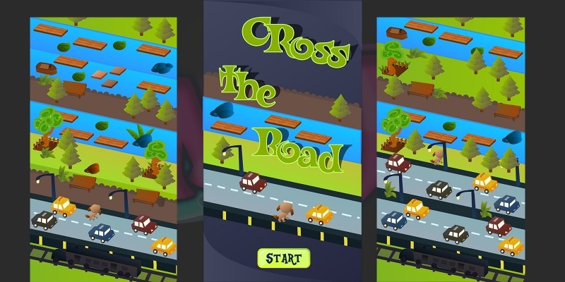 Cross The Road 2D Game Kit