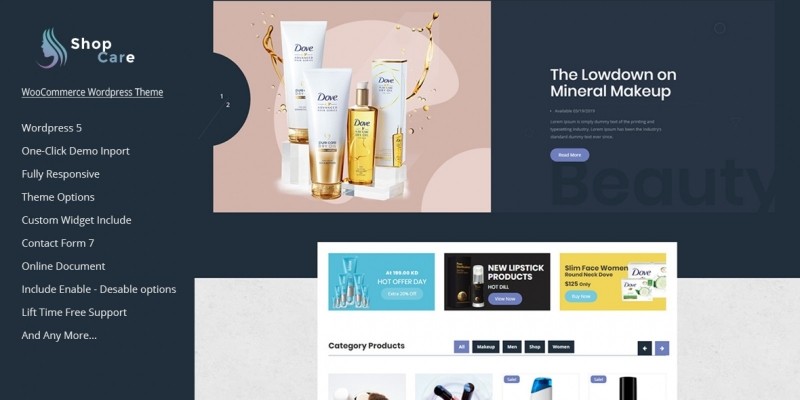 Shopcare - Health And Beauty WooCommerce Theme