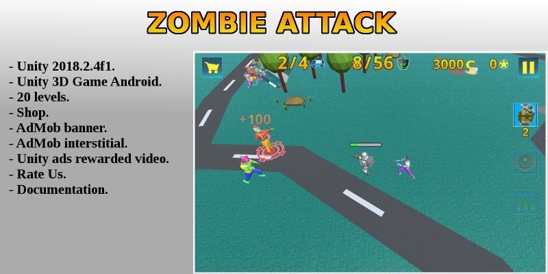 Zombie Attack - Complete Unity Project 