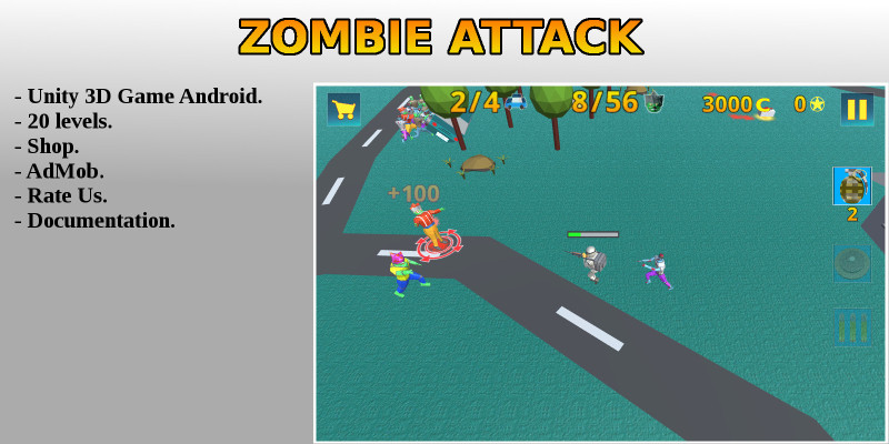 Zombie Attack - Complete Unity Project 