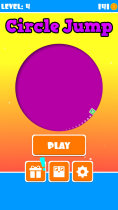 Unity Game Template - Circle Jump Screenshot 1