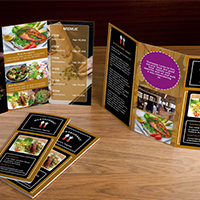 Restaurent Tri-Fold Advertising Brochure