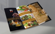 Restaurent Tri-Fold Advertising Brochure Screenshot 2