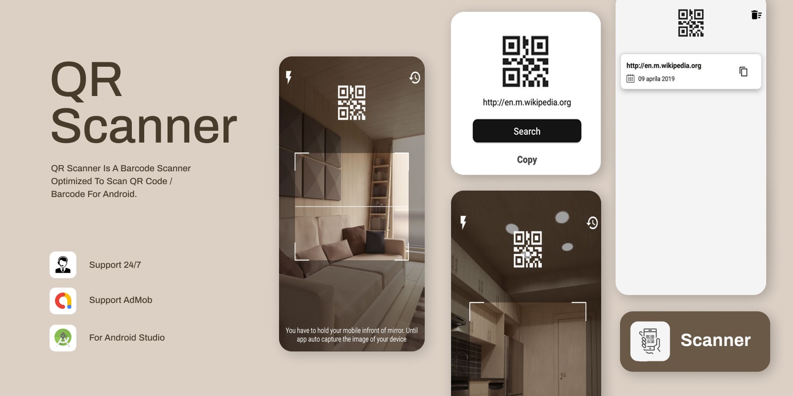 QR Scanner - Simple And Minimal Android App