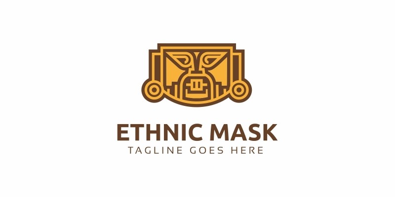 Ethnic Mask Logo