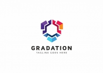 Gradation Hexagon Logo  Screenshot 1