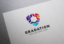 Gradation Hexagon Logo  Screenshot 4