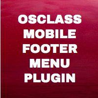 Mobile Footer Menu Plugin For Osclass