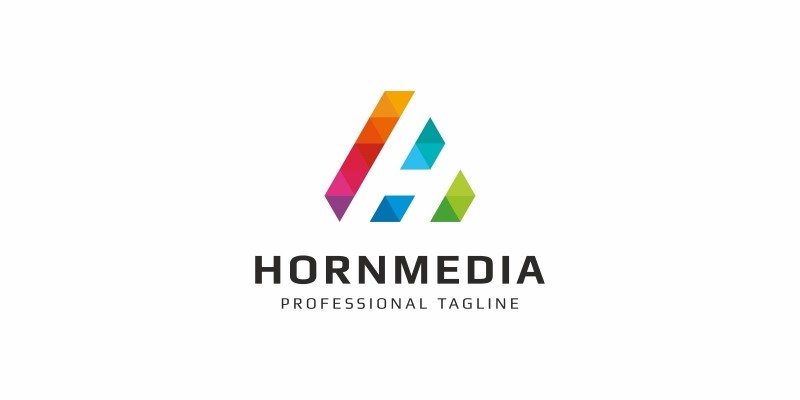Hornmedia H Letter Logo