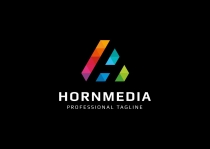 Hornmedia H Letter Logo Screenshot 2