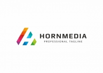 Hornmedia H Letter Logo Screenshot 3
