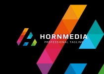 Hornmedia H Letter Logo Screenshot 4
