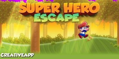 Super Hero Escape - Buildbox Template
