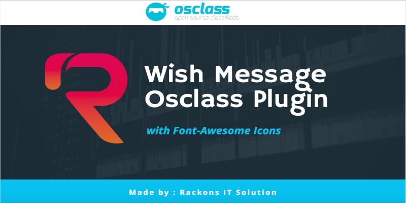 Wish Message Plugin For Osclass