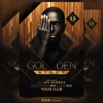 Golden Night - Party Flyer Screenshot 3