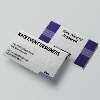 Events Designer Business Card