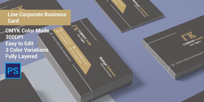 Line Corporate Business Card