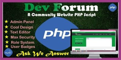 DevForum PHP Script