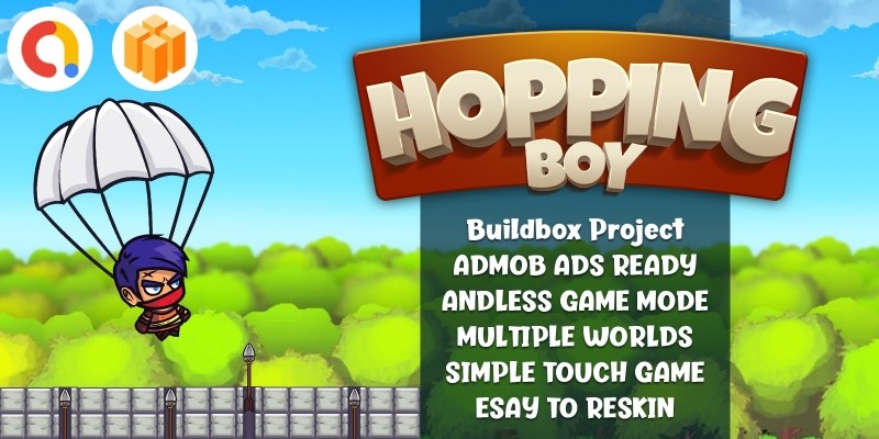 Hopping Boy Runner Template Buildbox