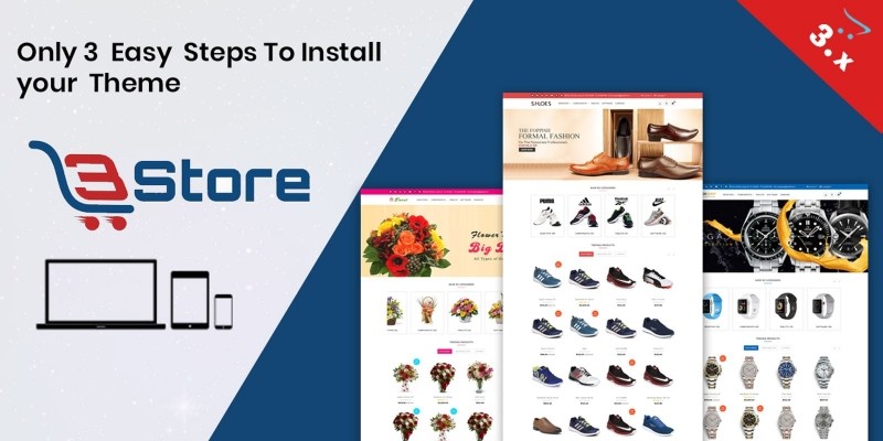 3store OpenCart 3 Website Template