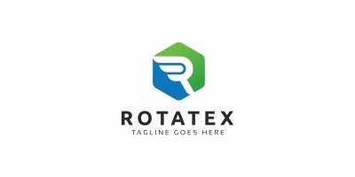 Rotatex R Letter Logo