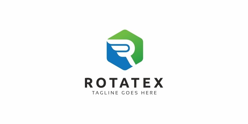 Rotatex R Letter Logo