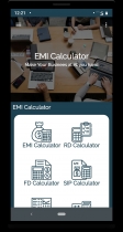 Emi Calculator - Android App Source Code Screenshot 3