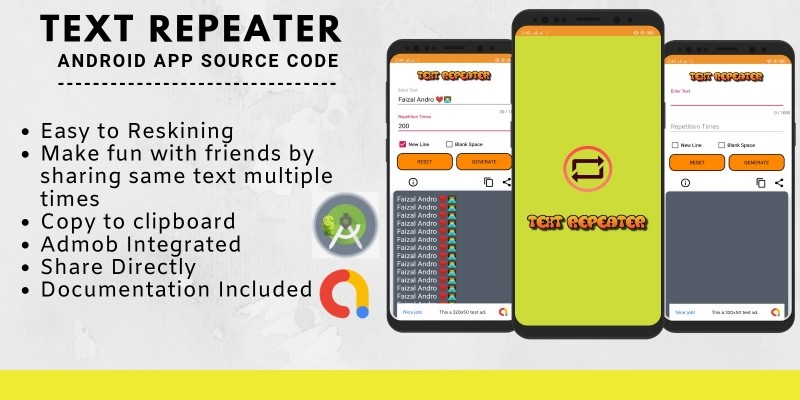 Text Repeater - Android App Source Code