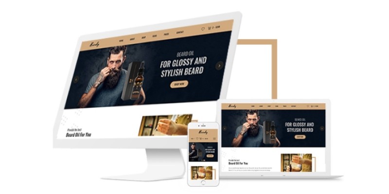 Badry - Oil For Beard eCommerce Shopify Template
