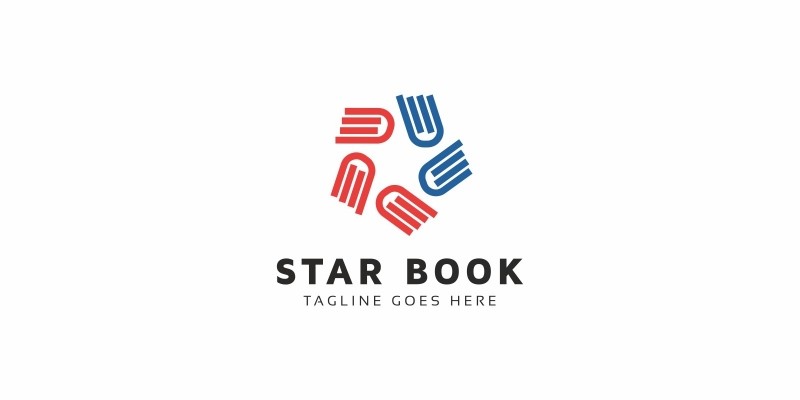  Star Book Logo