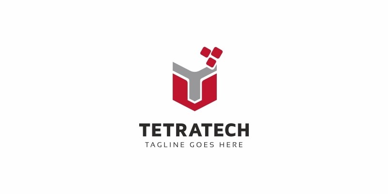Tetratech T Letter Logo