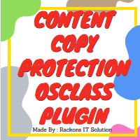 Copy Protect and No Right Click Plugin Osclass