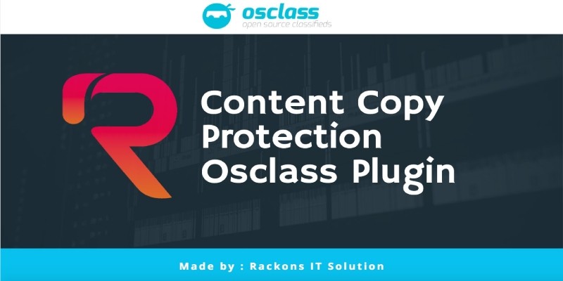 Copy Protect and No Right Click Plugin Osclass